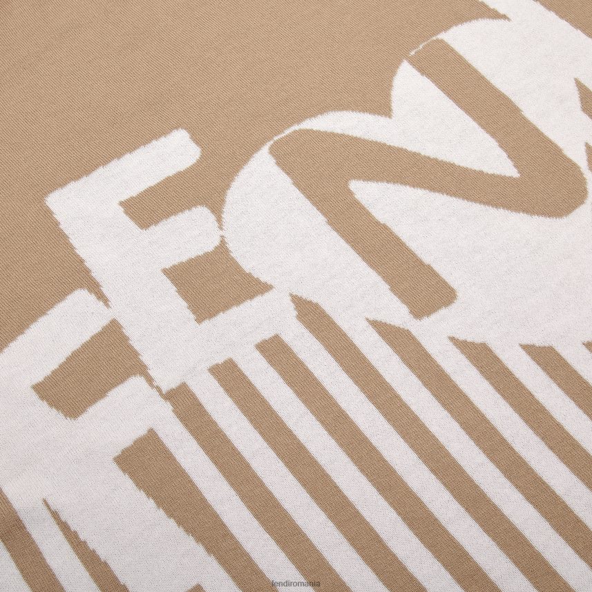 pătură tricotată bej Fendi copii accesorii 86084L2750