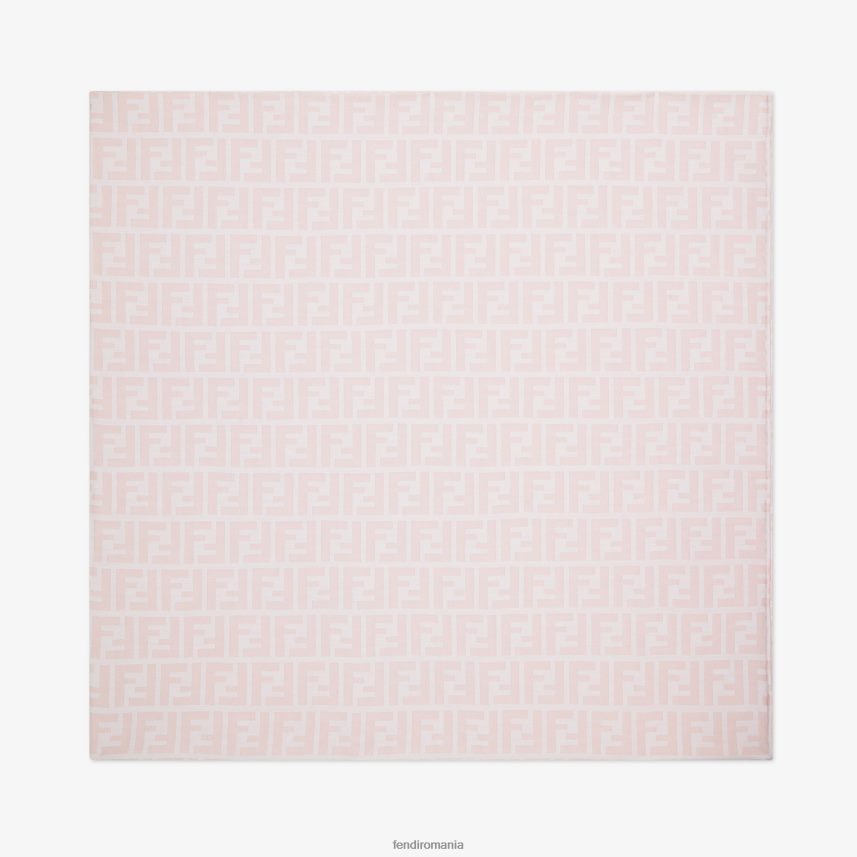 set bebelus din bumbac si matase cu cearceaf pentru bebelusi si cutie de toaleta Modă Fendi copii accesorii 86084L2793