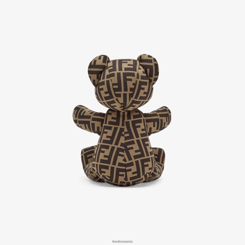 ff logo ursuleț de pluș maro Fendi copii accesorii 86084L2779