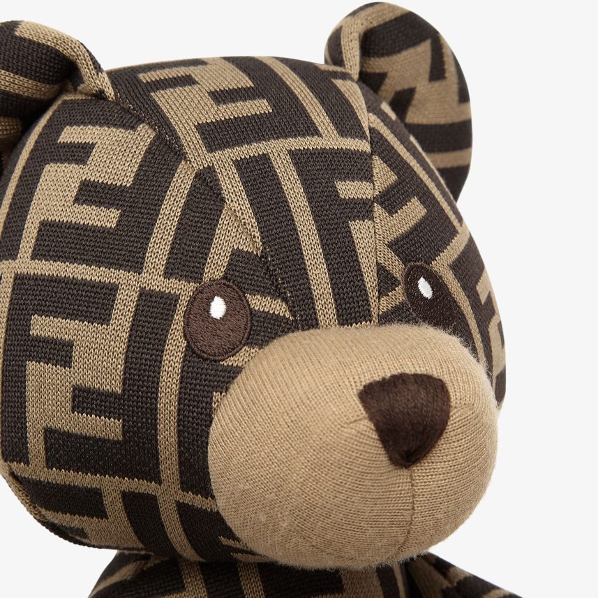 ff logo ursuleț de pluș maro Fendi copii accesorii 86084L2779