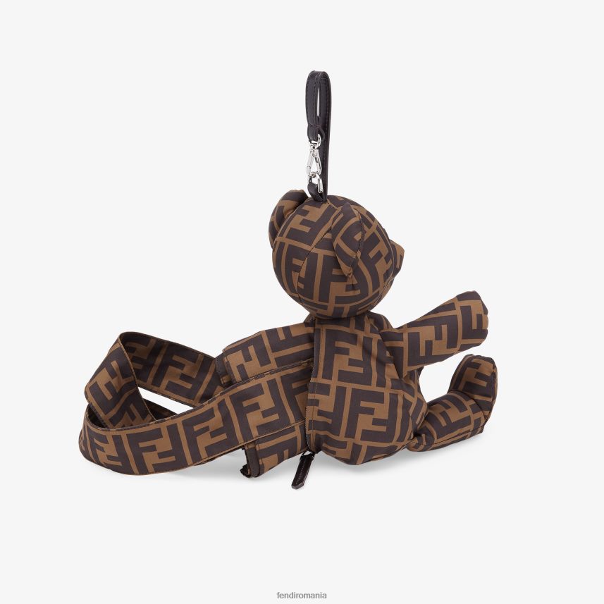 shopper din nailon cu ursuleț de pluș Modă Fendi copii accesorii 86084L2782