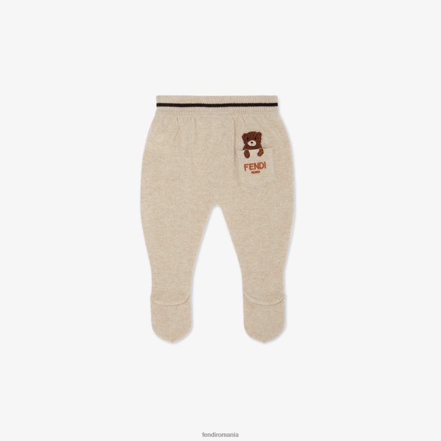 Pantaloni pentru bebeluși 100% cașmir Modă Fendi copii îmbrăcăminte 86084L2791