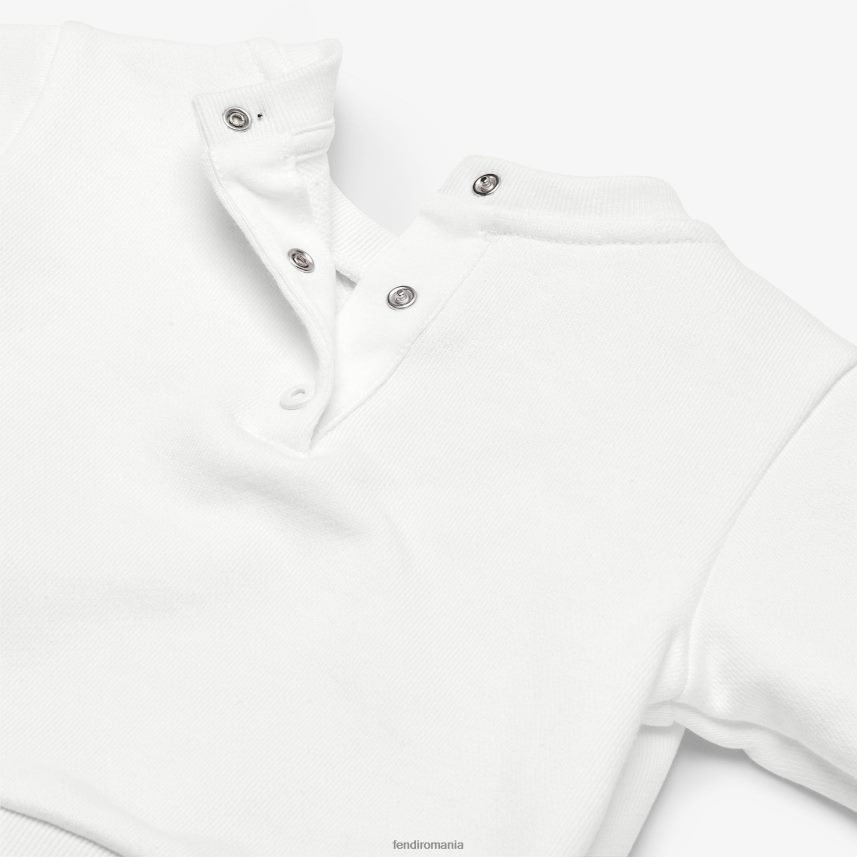 hanoracul roma alb Fendi copii îmbrăcăminte 86084L2812