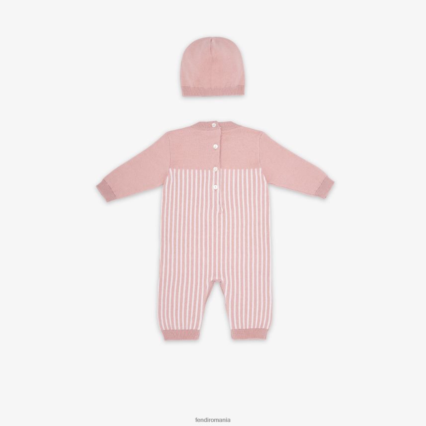 set bebelus tricotat roz Fendi copii îmbrăcăminte 86084L2754