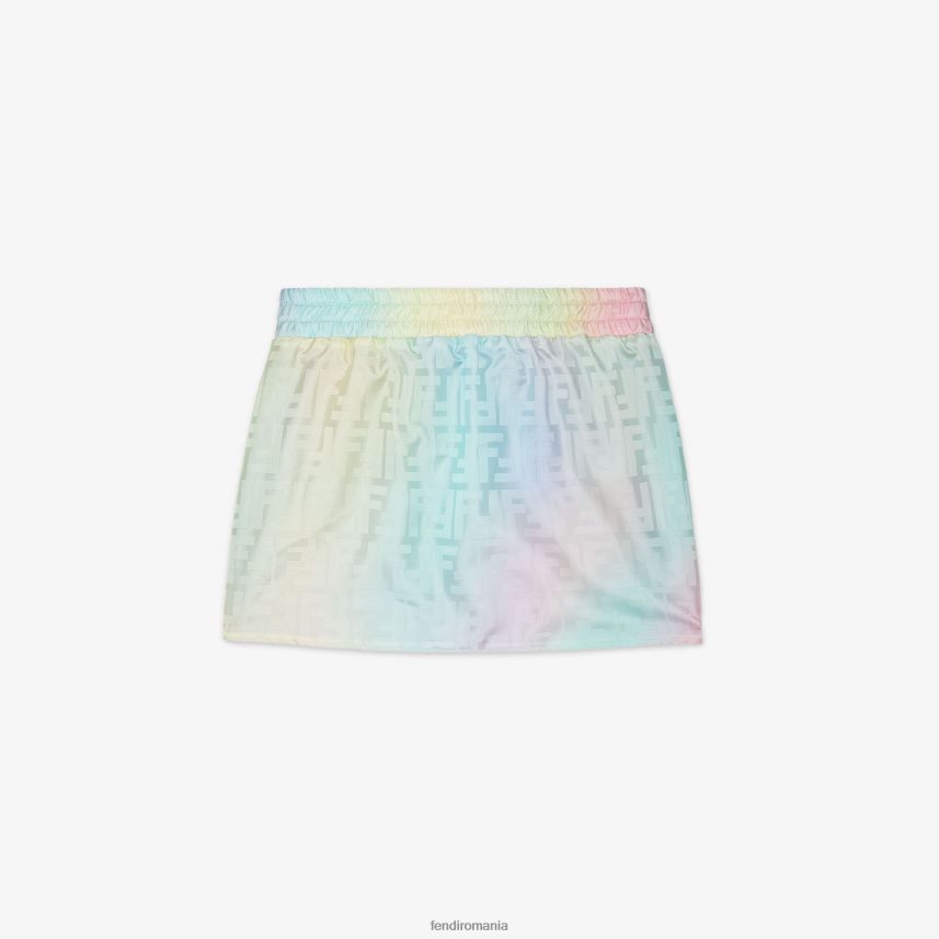 ff fustă mini din nailon multicolor Fendi copii îmbrăcăminte 86084L2877