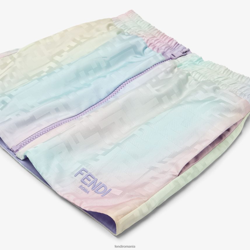 ff fustă mini din nailon multicolor Fendi copii îmbrăcăminte 86084L2877