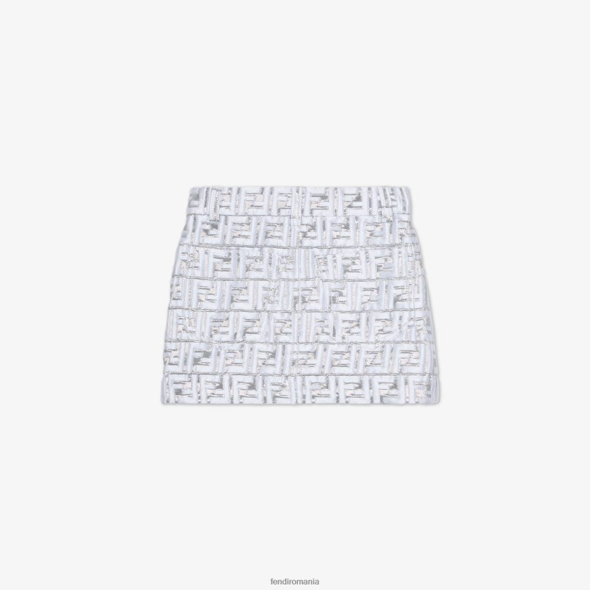 fusta jacquard junior argint Fendi copii îmbrăcăminte 86084L2866