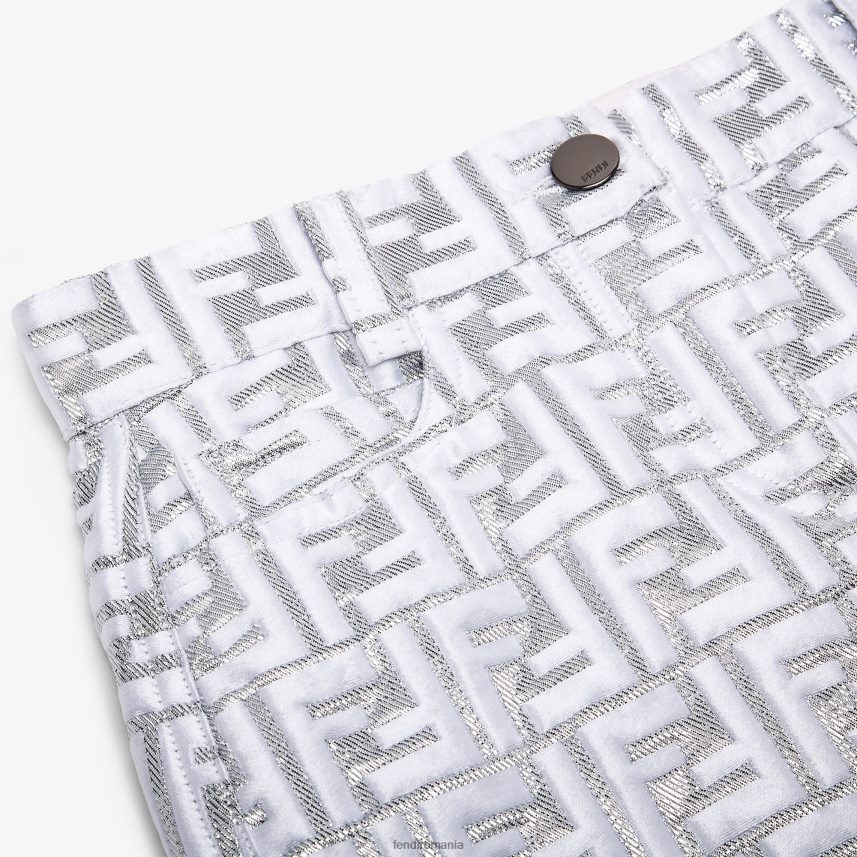 fusta jacquard junior argint Fendi copii îmbrăcăminte 86084L2866