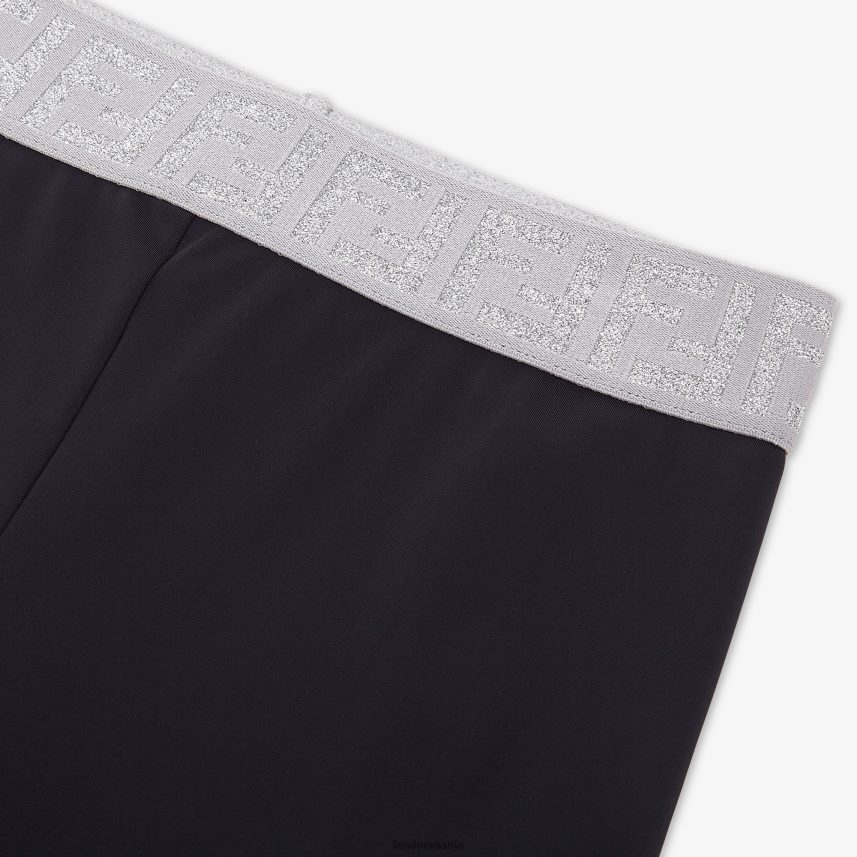 jambiere lycra junior negru Fendi copii îmbrăcăminte 86084L2869