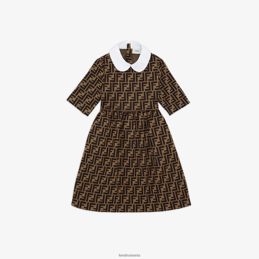 rochie fetita junior din stofa Modă Fendi copii îmbrăcăminte 86084L2918