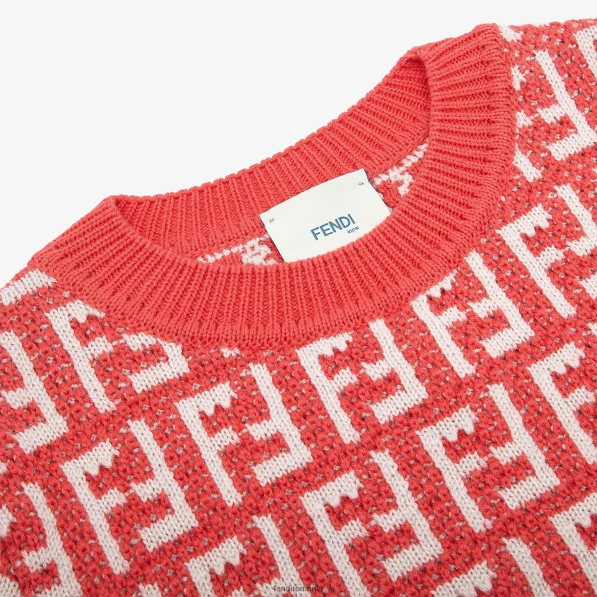 top pentru juniori din tricot coral multicolor Fendi copii îmbrăcăminte 86084L2921