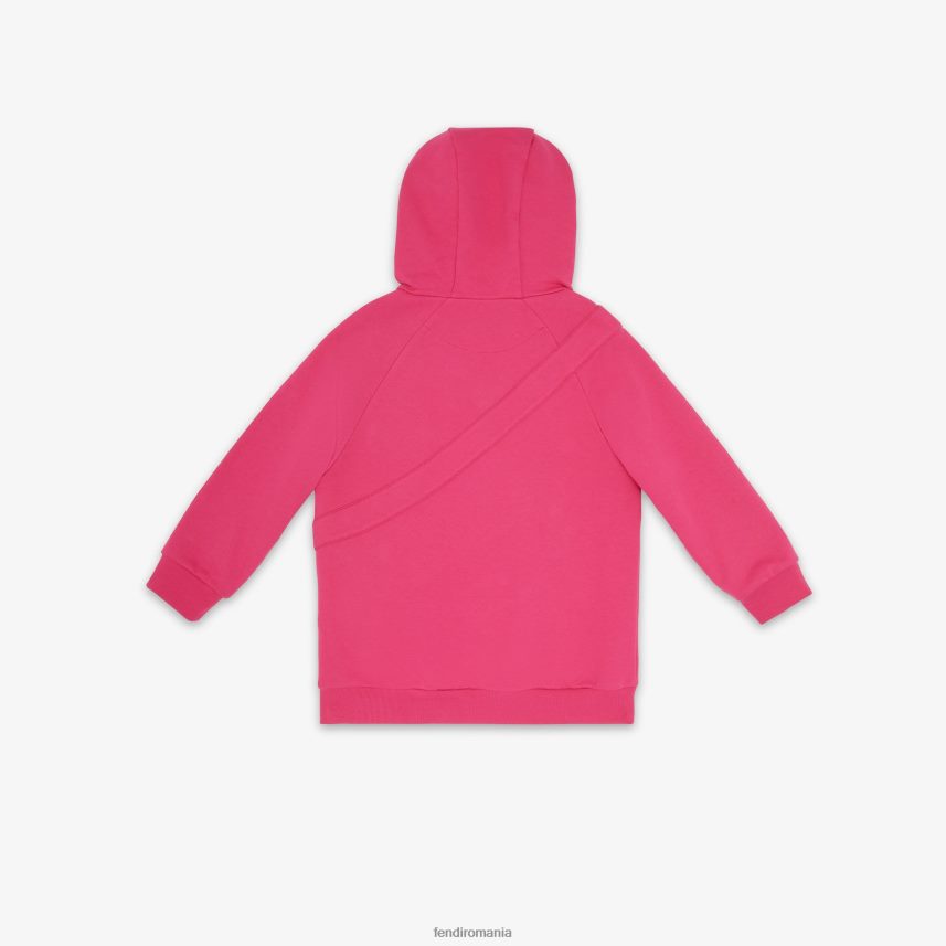 hanorac bleumarin cu baghetă mare albastru Fendi copii îmbrăcăminte 86084L2845