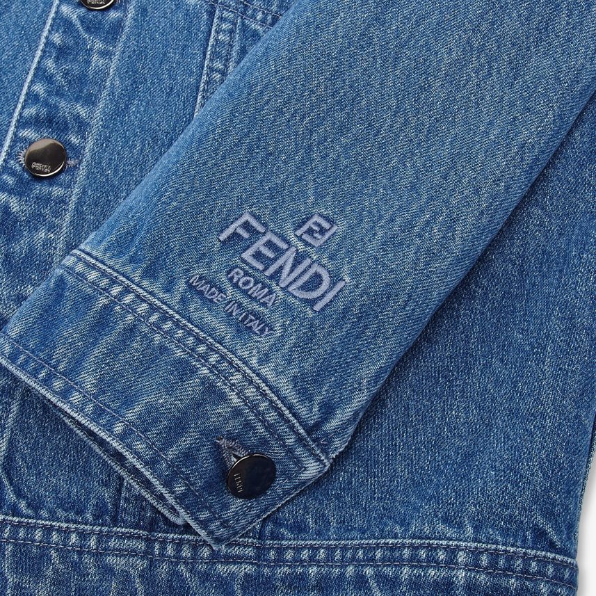 jachetă denim junior albastru Fendi copii îmbrăcăminte 86084L2919