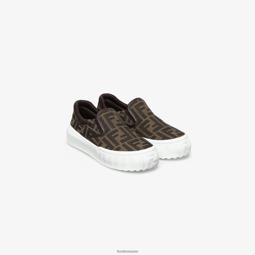 adidași juniori cu slip-on din material textil, cu sigla ff Modă Fendi copii încălţăminte 86084L2878