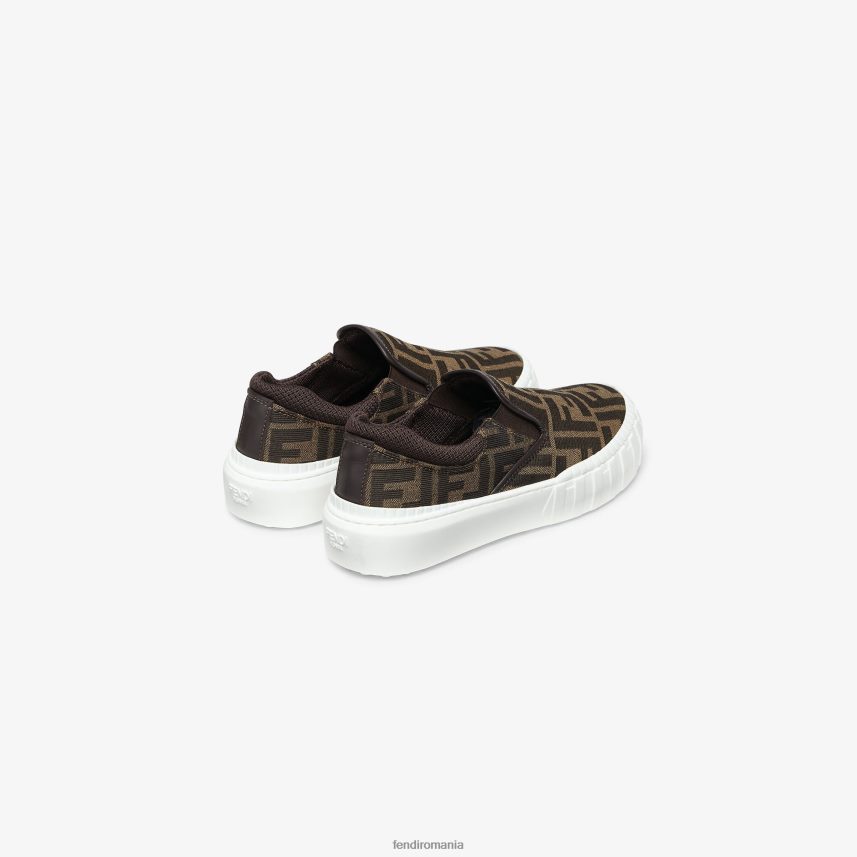 adidași juniori cu slip-on din material textil, cu sigla ff Modă Fendi copii încălţăminte 86084L2878