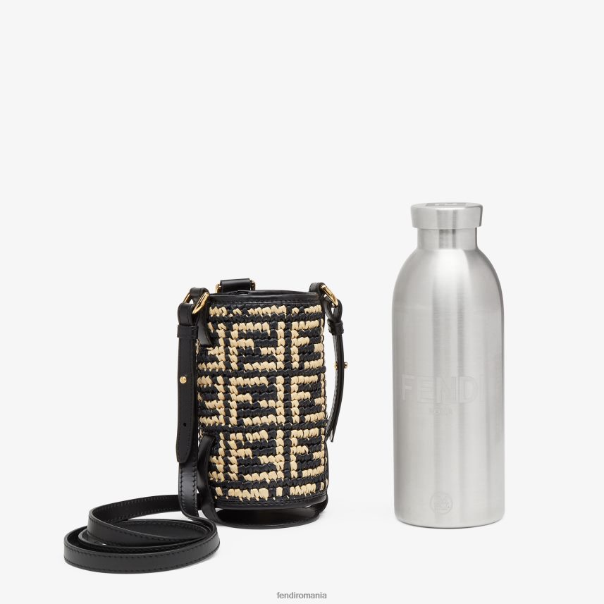 suport balon din rafie bej Fendi femei accesorii 86084L335