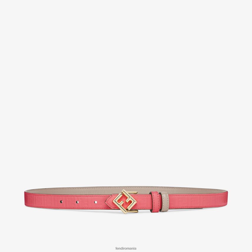 centura reversibila din piele bej Fendi femei accesorii 86084L223