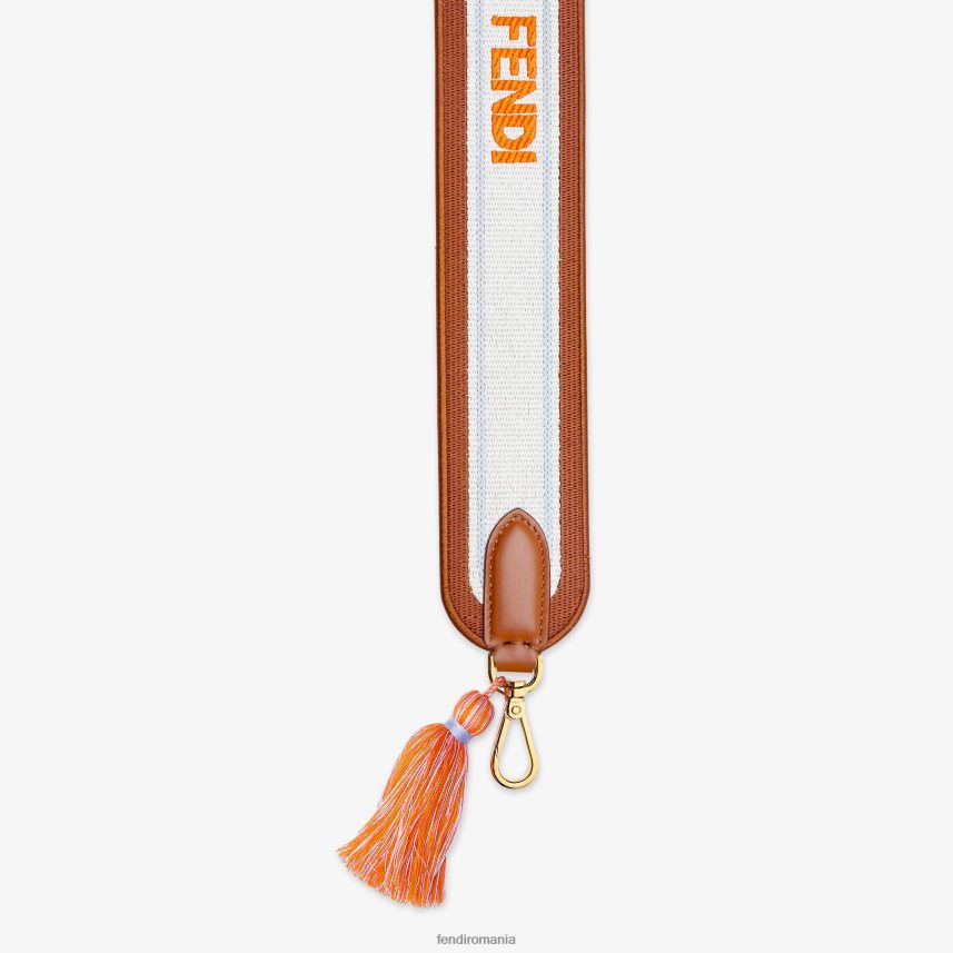 curea de umăr cu bandă maro Fendi femei accesorii 86084L134