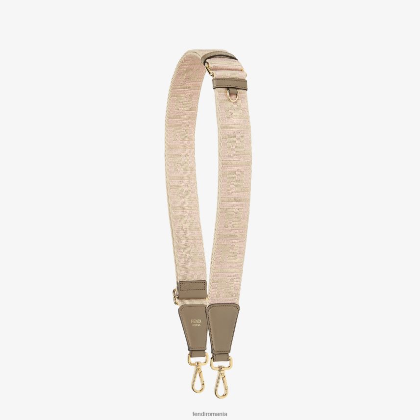 curea de umăr cu panglică alb Fendi femei accesorii 86084L27