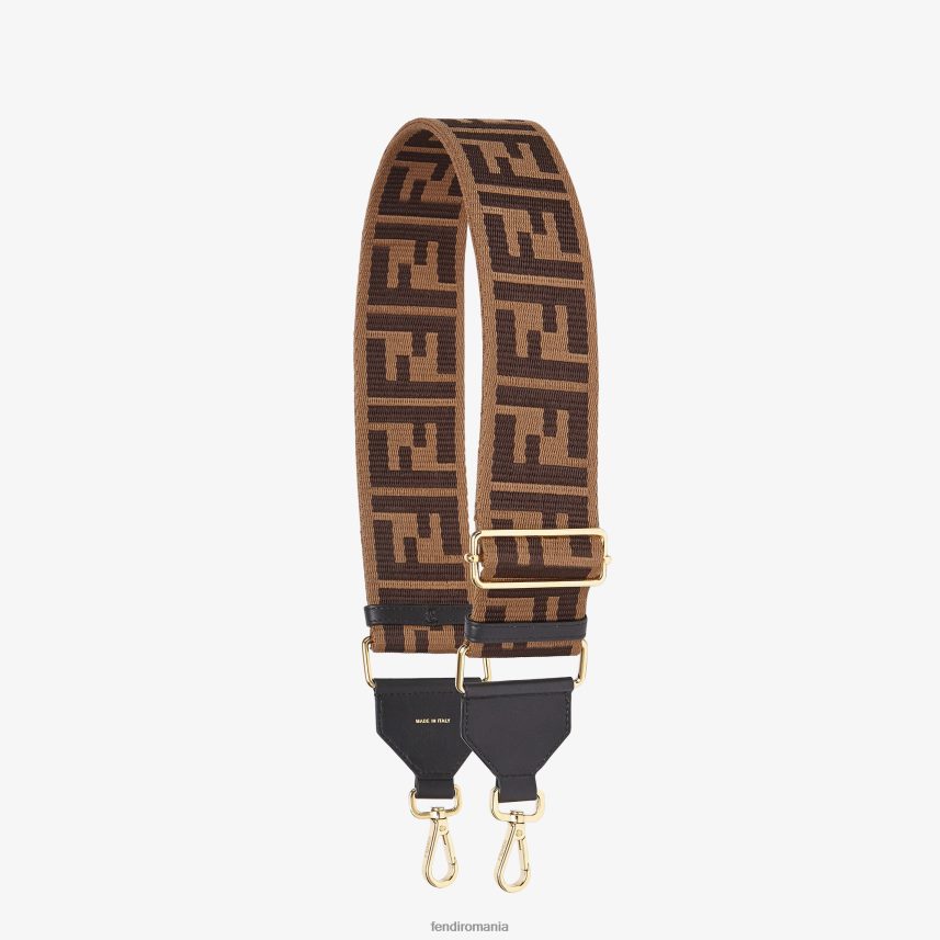 curea de umăr din pânză multicolor Fendi femei accesorii 86084L283