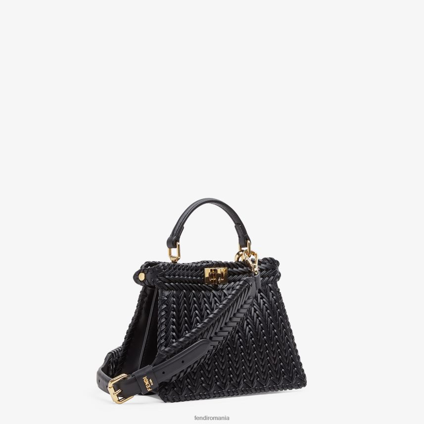curea de umăr din piele negru Fendi femei accesorii 86084L194