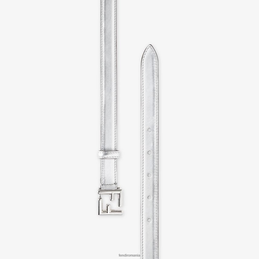 ff centura de piele argint Fendi femei accesorii 86084L163