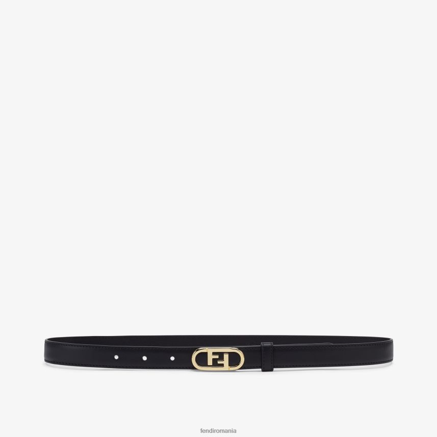 o'lock centura de piele negru Fendi femei accesorii 86084L36