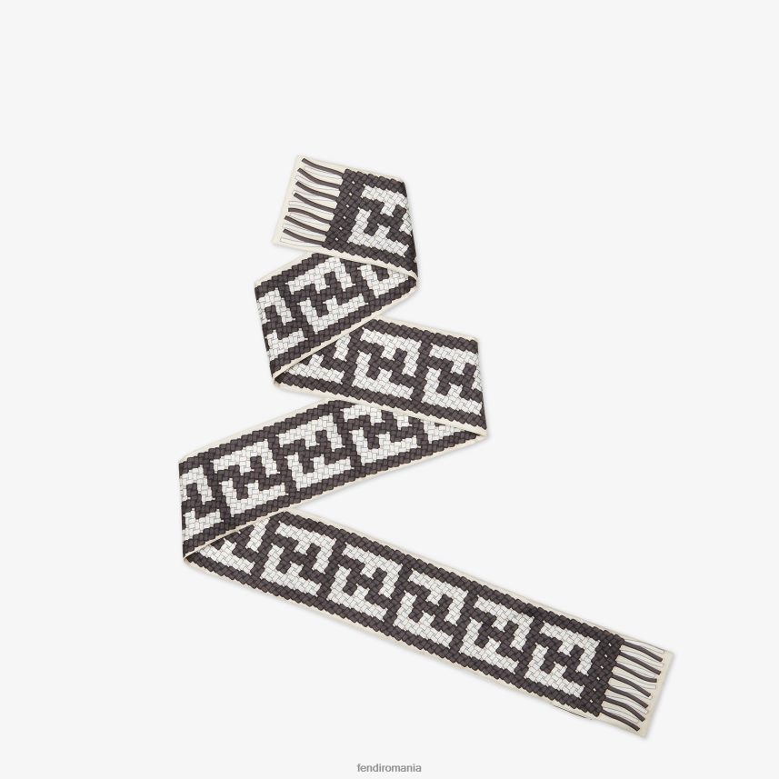 bandeau de mătase negru Fendi femei accesorii 86084L188