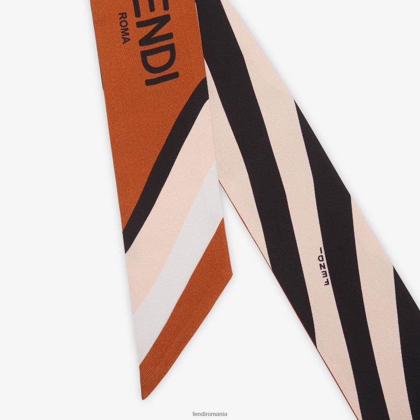 bandeau de mătase învelitoare multicolor Fendi femei accesorii 86084L467