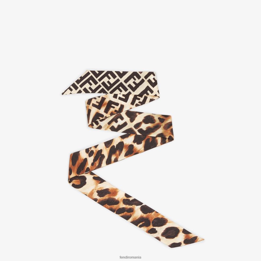 bandeau de mătase învelitoare multicolor Fendi femei accesorii 86084L472