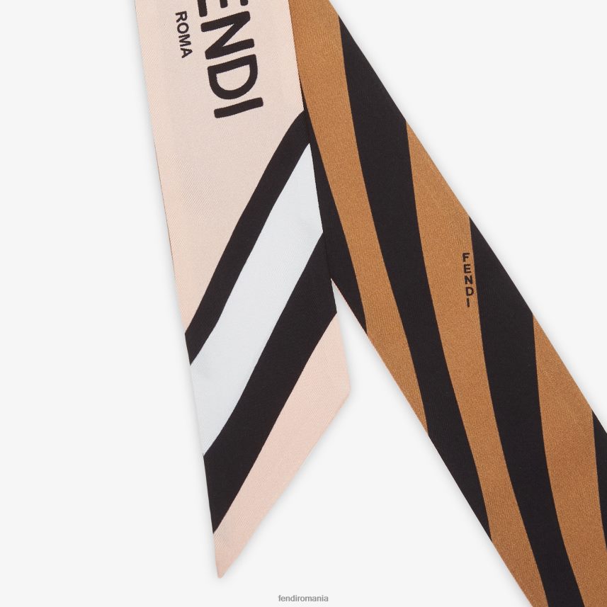 bandeau de mătase învelitoare multicolor Fendi femei accesorii 86084L476