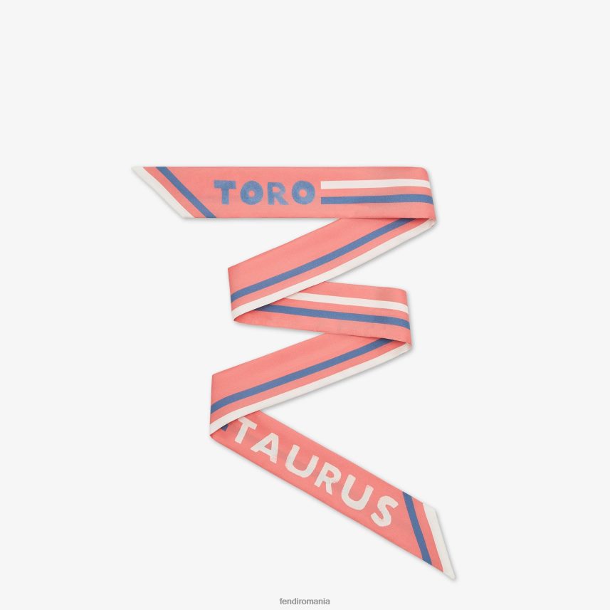 bandeau de mătase învelitoare roz Fendi femei accesorii 86084L125