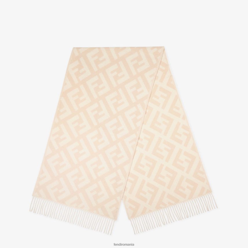eșarfă palid din cașmir roz Fendi femei accesorii 86084L400