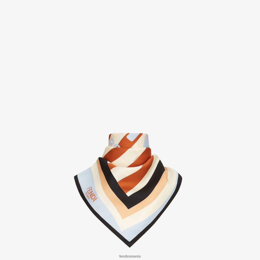foulard de mătase Modă Fendi femei accesorii 86084L494