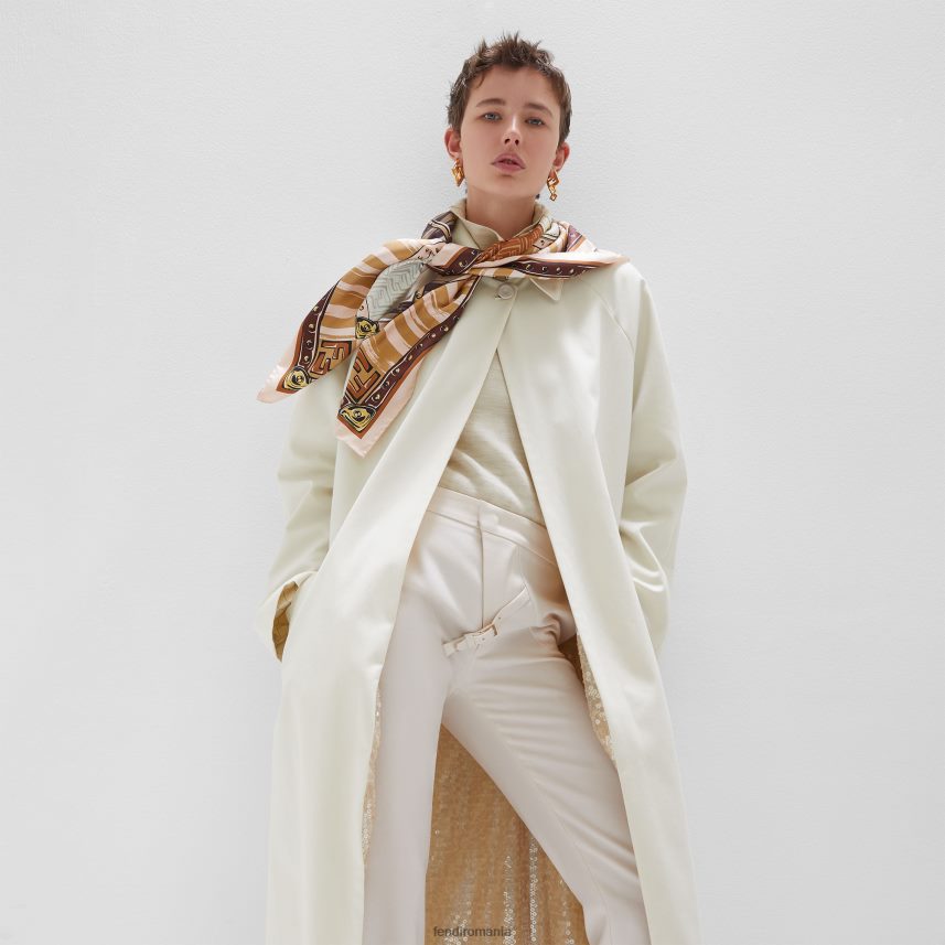 foulard de mătase multicolor Fendi femei accesorii 86084L23