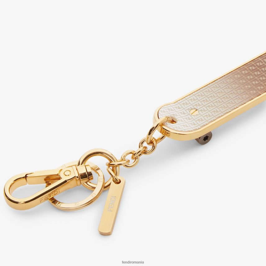 ro breloc metalic aur Fendi femei accesorii 86084L62