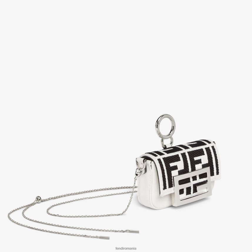 brodată farmec pânză alb Fendi femei accesorii 86084L162