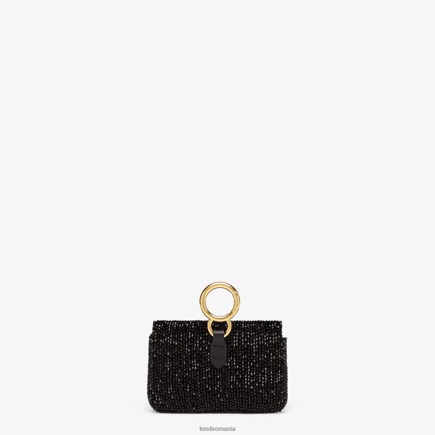 farmec cu cristale negru Fendi femei accesorii 86084L394