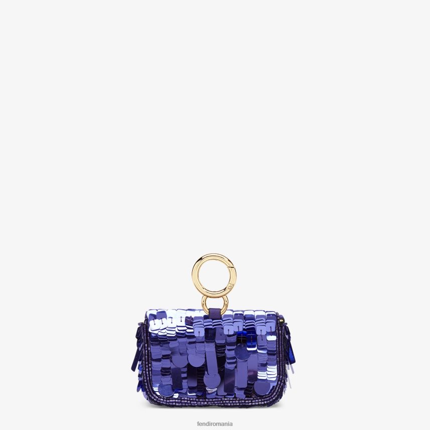 farmec cu paiete Violet Fendi femei accesorii 86084L362