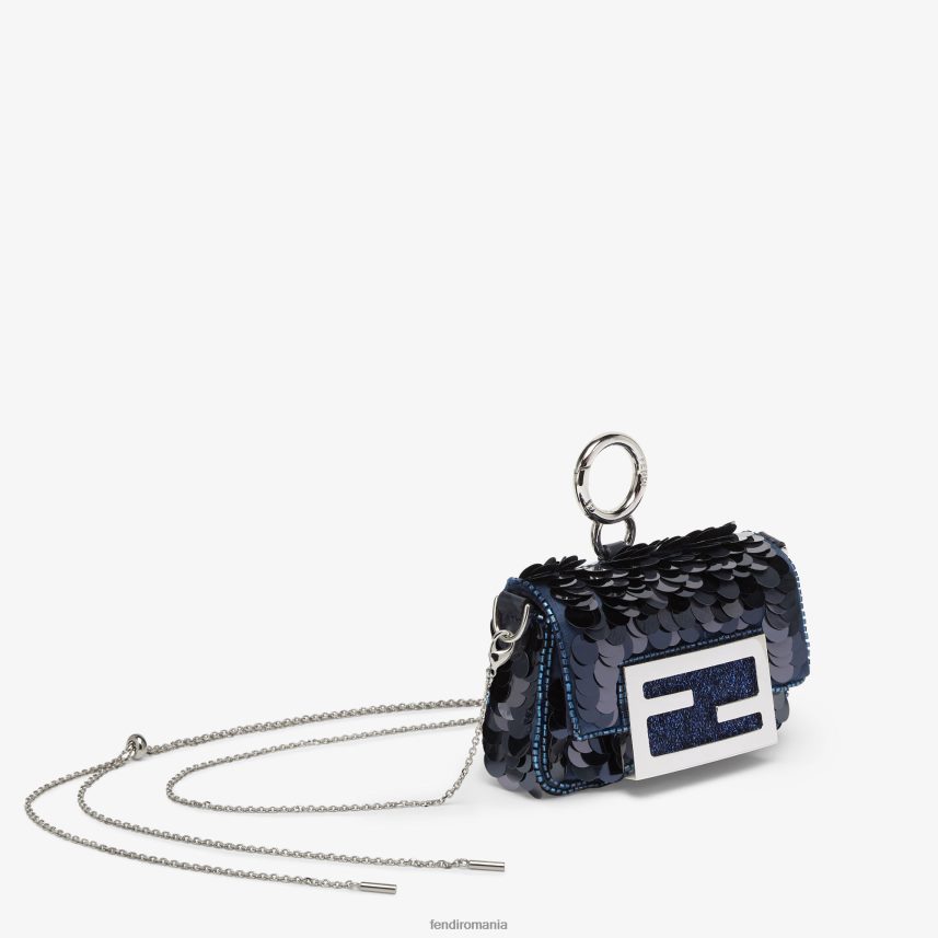 farmec cu paiete albastru Fendi femei accesorii 86084L91