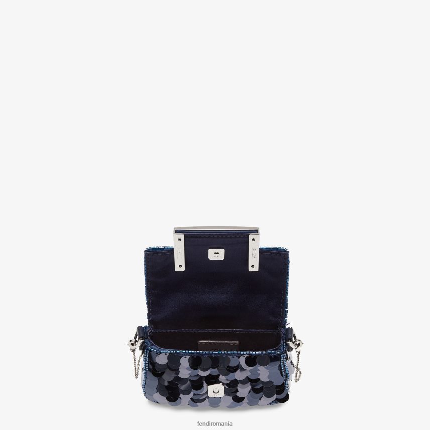 farmec cu paiete albastru Fendi femei accesorii 86084L91