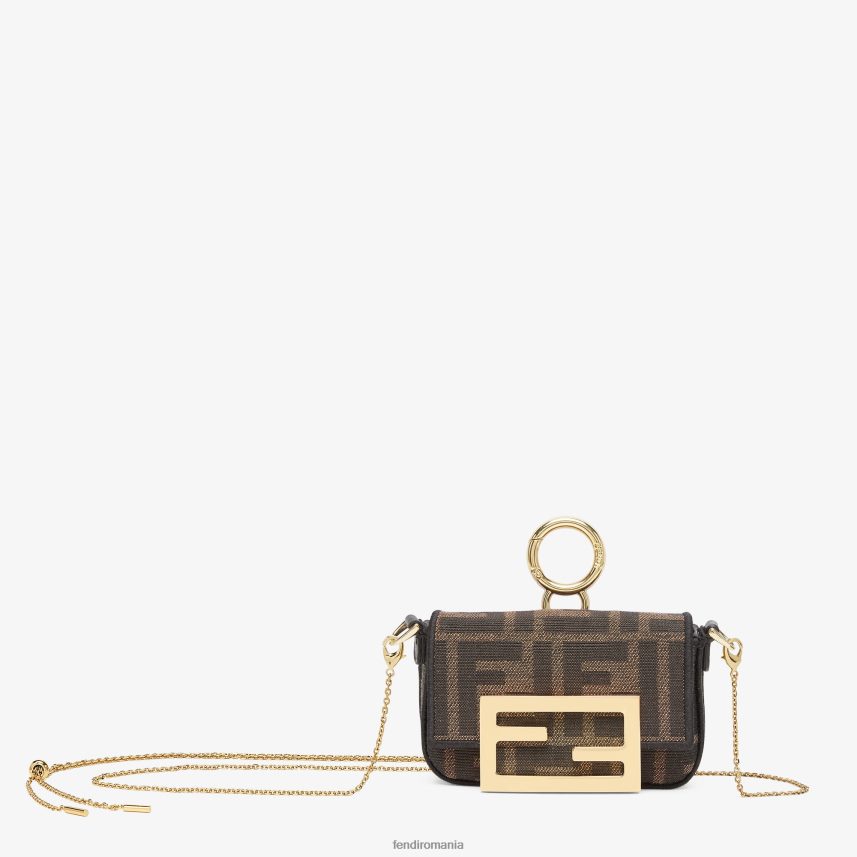 farmec de țesătură maro Fendi femei accesorii 86084L502