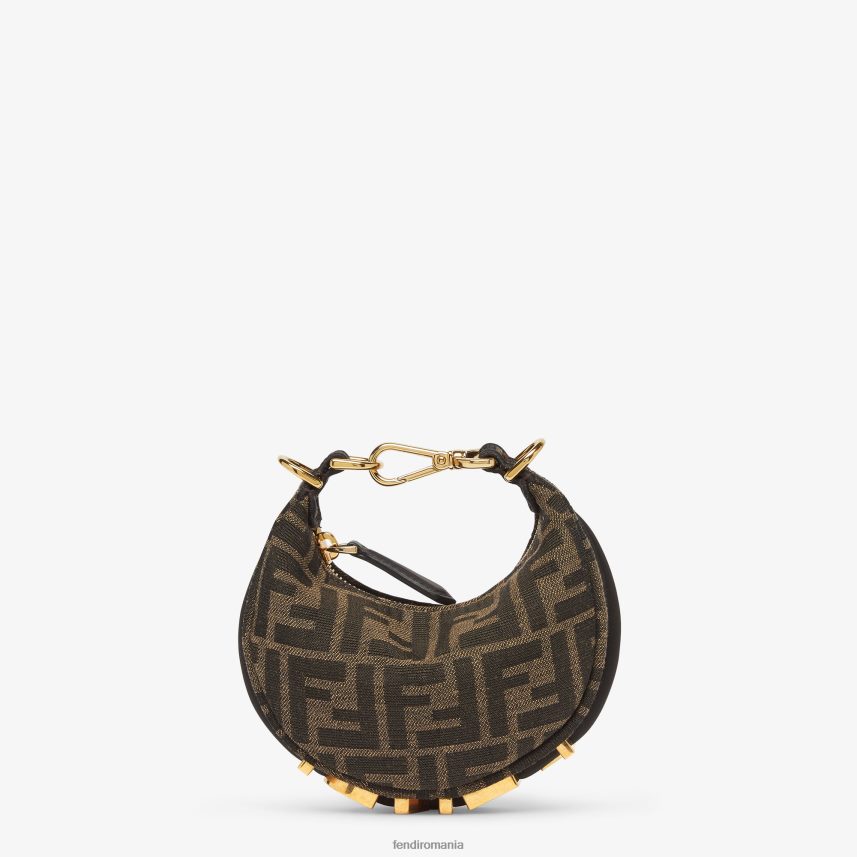 farmec de țesătură maro Fendi femei accesorii 86084L68