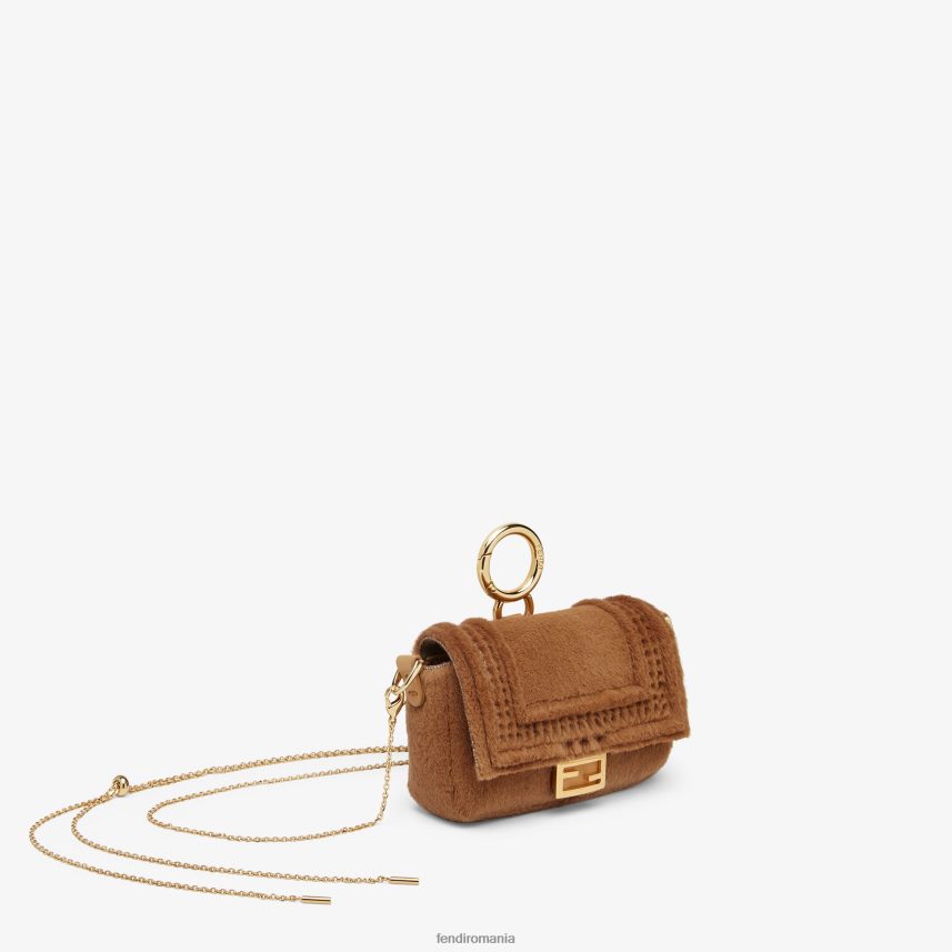 farmec de nurcă maro Fendi femei accesorii 86084L399
