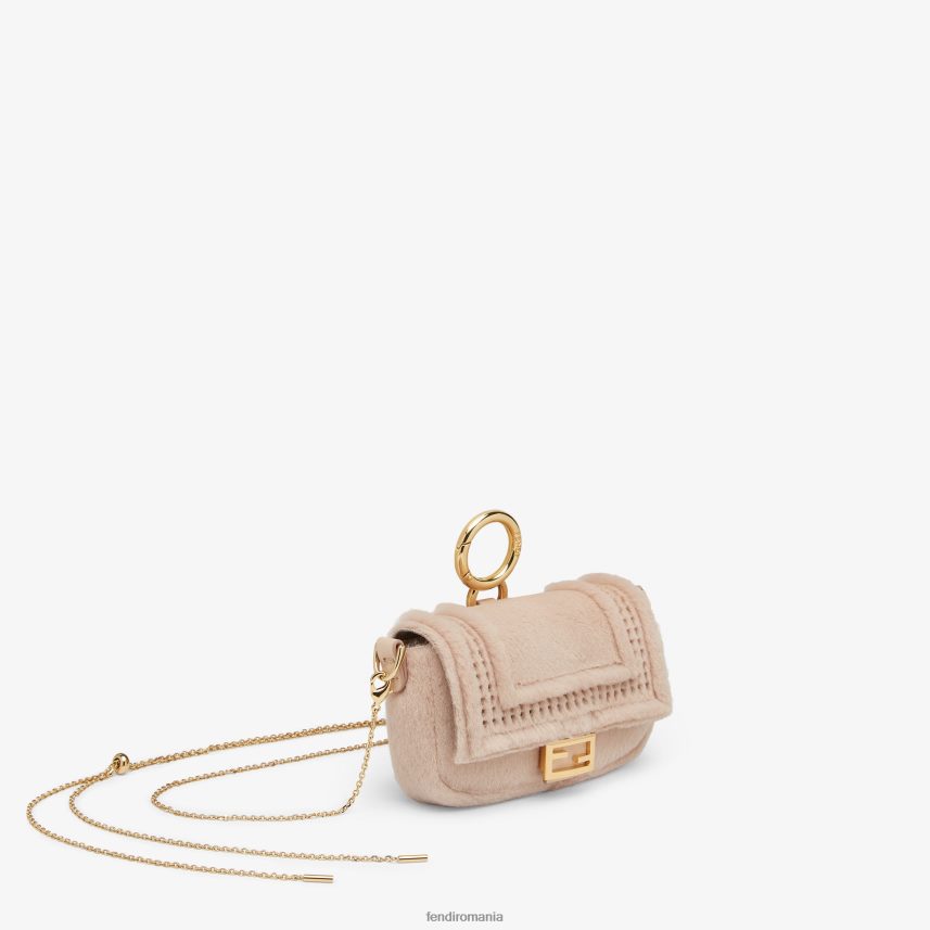 farmec de nurcă roz Fendi femei accesorii 86084L398