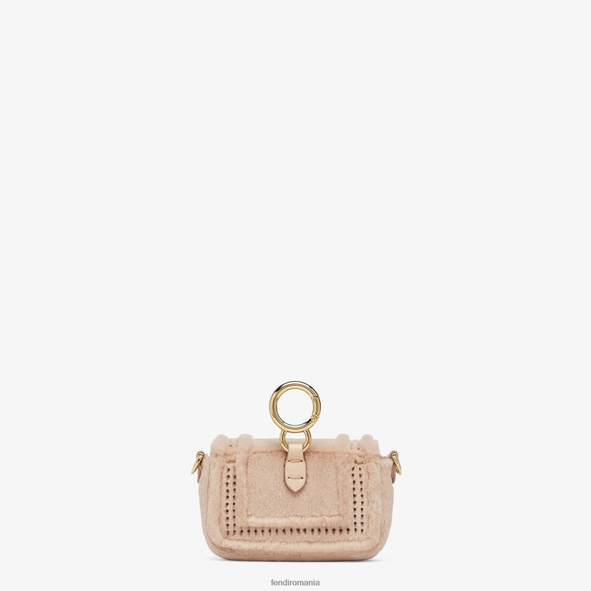farmec de nurcă roz Fendi femei accesorii 86084L398