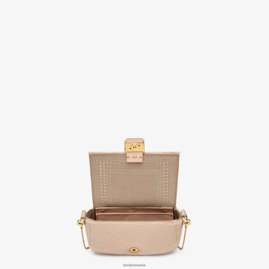 farmec de nurcă roz Fendi femei accesorii 86084L398