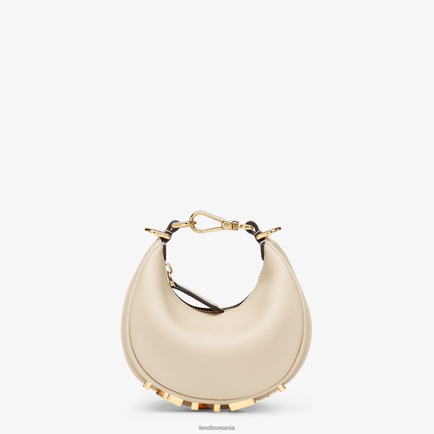 farmec de piele bej Fendi femei accesorii 86084L190