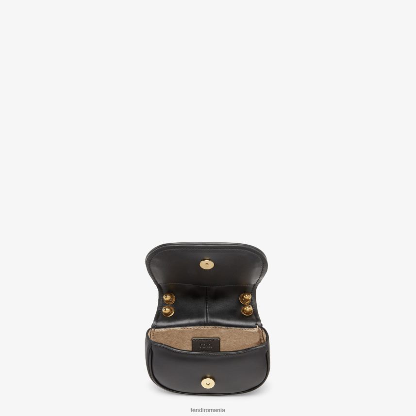 farmec din piele de crocodil negru Fendi femei accesorii 86084L47