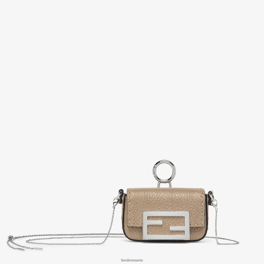 farmec din piele nano baguette bej Fendi femei accesorii 86084L52